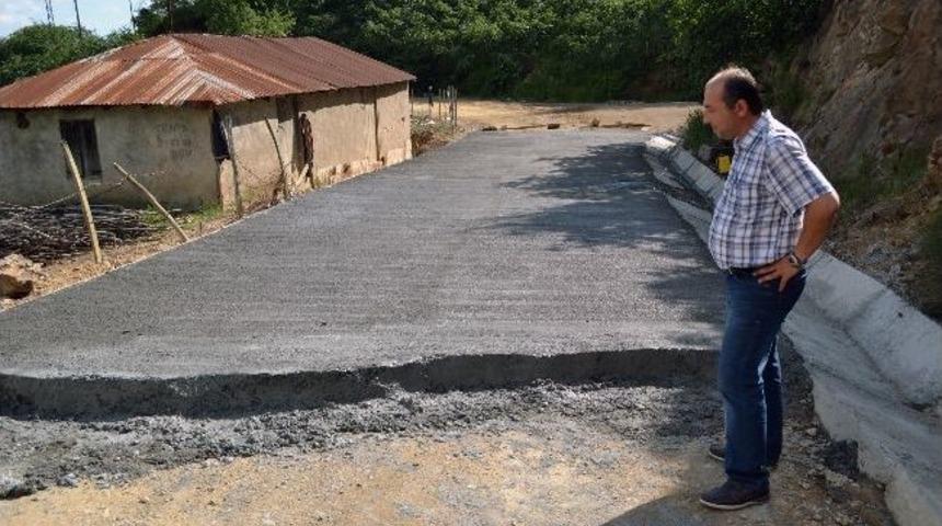 Beton Yol &Ccedil;alışmaları Başladı