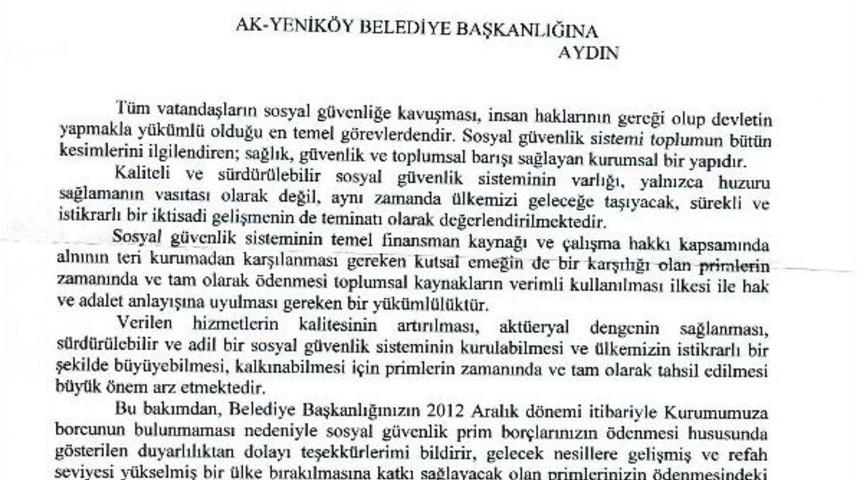 Bakan &Ccedil;elik&rsquo;ten Mhp&rsquo;li Akyenik&ouml;y Beldesine Bor&ccedil; Teşekk&uuml;r&uuml;