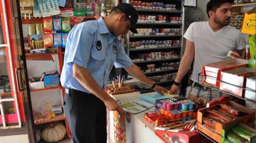 Malkara Belediyesi Zabıta Ekipleri Marketleri Denetliyor