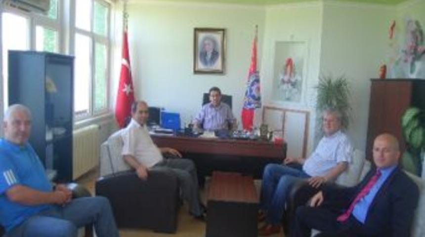 İl&ccedil;e Emniyet M&uuml;d&uuml;r&uuml;ne Hayırlı Olsun Ziyareti