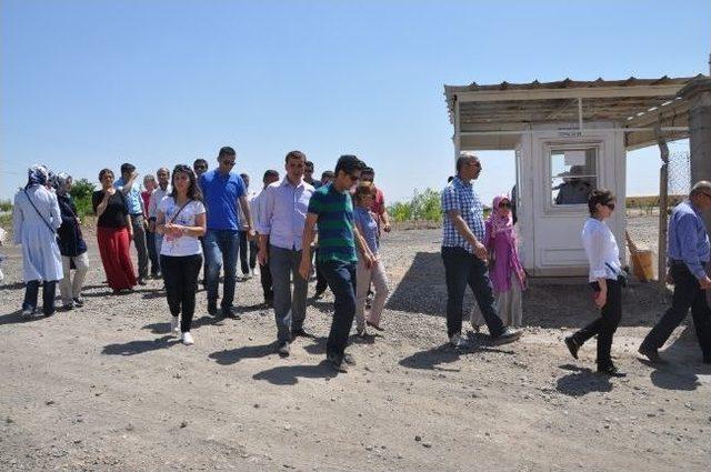 Öğretmenlerden Cudi Dağı Eteğinde Kurulan Tesislere Ziyaret