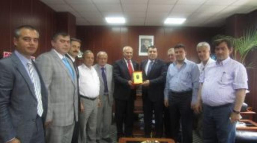 Mhp İl Y&ouml;netiminden Ticaret Borsasına Ziyaret