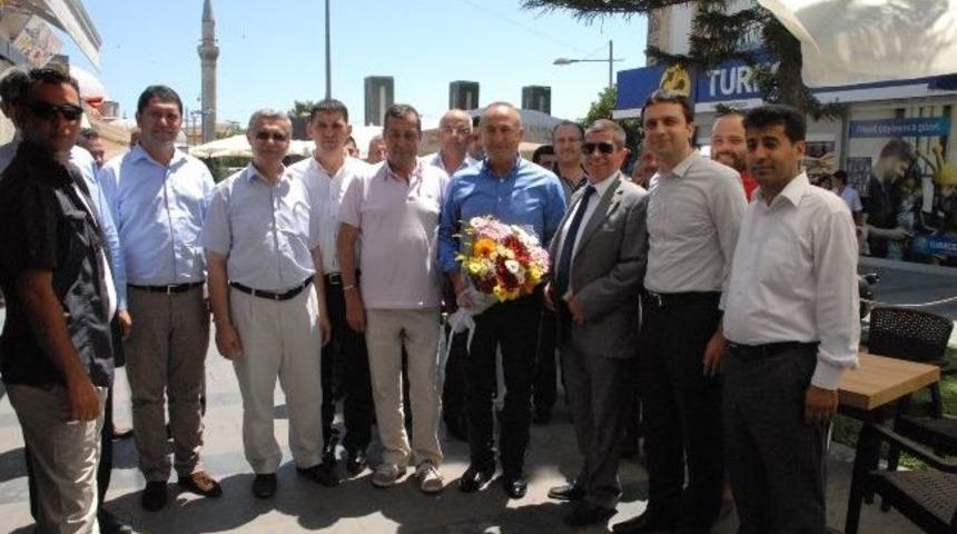 &Ccedil;avuşoğlu Esnafı Ziyaret Etti
