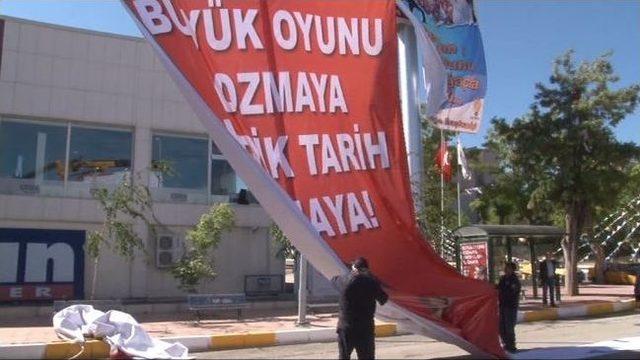 Erzurum’da Ak Parti'nin Miting Hazırlıkları