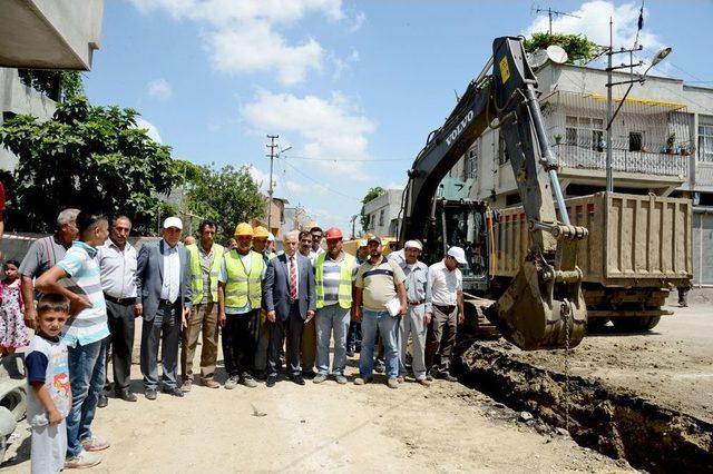 Gülbahçesi'nde Altyapı Atağı Başladı