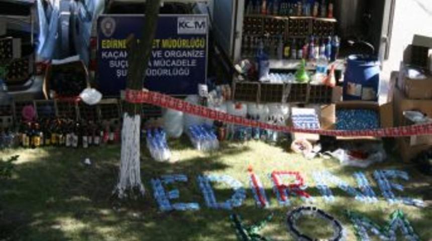 Edirne´de Sahte Içki Operasyonu