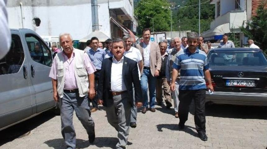 Fatsa Belediye Başkanı K&ouml;yleri Ziyaret Ediyor