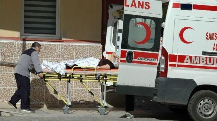 Havza&rsquo;da Trafik Kazası: 2 Yaralı