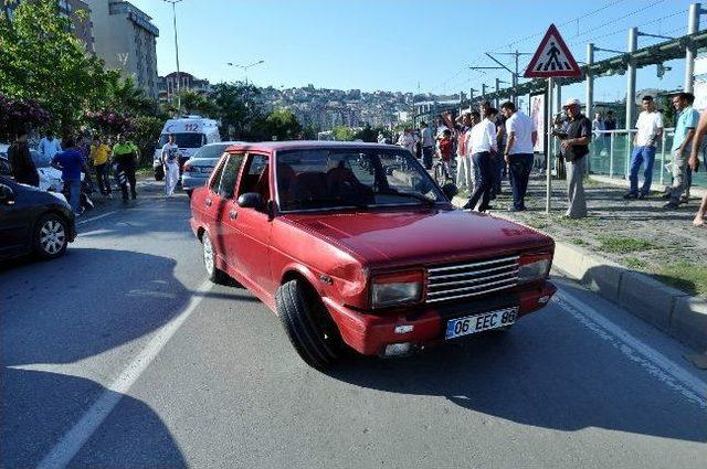 Samsun’da Zincirleme Trafik Kazası: 1 Yaralı