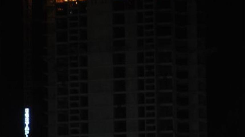 Samsun'un En Y&uuml;ksek Binasında Yangın