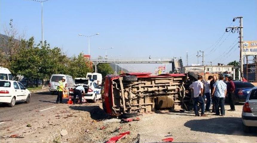 Samsun&rsquo;da Trafik Kazası: 6 Yaralı