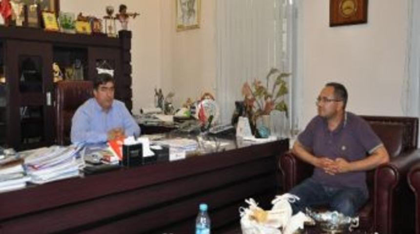 İha Trakya B&ouml;lge M&uuml;d&uuml;r&uuml; Candan&rsquo;dan Başkan Yılmaz&rsquo;a Ziyaret