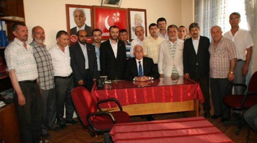 Sp Genel Başkanı Kamalak&rsquo;tan Devrek İl&ccedil;e Teşkilatına Ziyaret