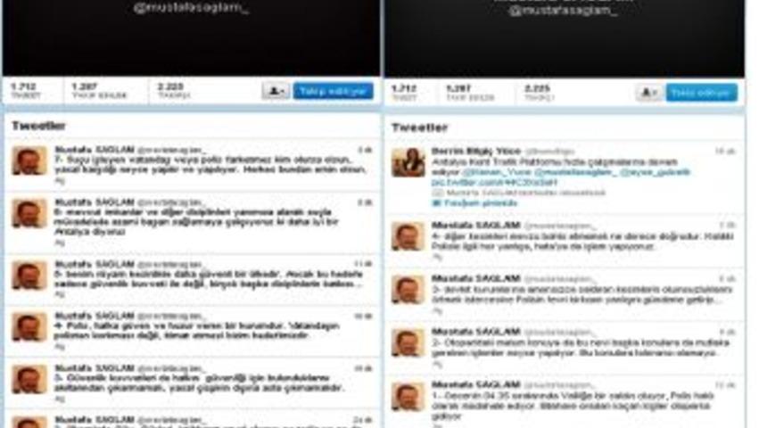 Antalya Emniyet M&uuml;d&uuml;r&uuml; Sağlam, Otoparkta Dayak Olayını Twitter &Uuml;zerinden Değerlendirdi