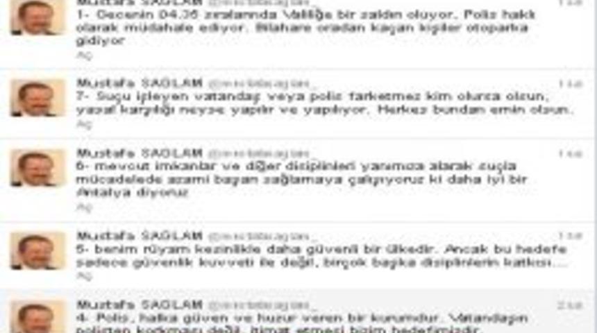 Emniyet M&uuml;d&uuml;r&uuml; Sağlam: Su&ccedil;u Işleyen Kim Olursa Olsun Yasal Karşılığı Yapılıyor