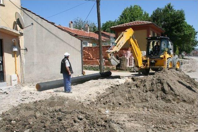 Bozüyük'te Kanalizasyon Çalışması