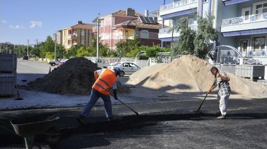 Kenzi Caddesinde Asfaltlama &Ccedil;alışmaları