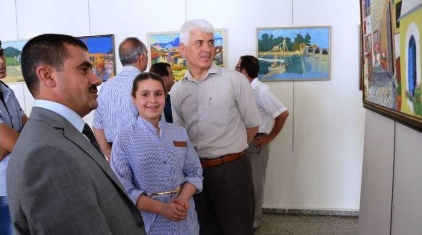 &Ouml;grencilerin Yağlı Boya Sergisi