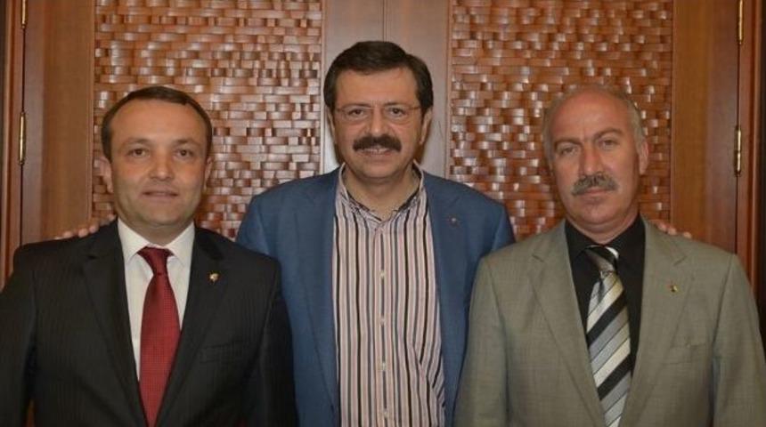Alaplı Tso Heyetinden Tobb Başkanı Hisarcıklıoğlu&rsquo;na Ziyaret