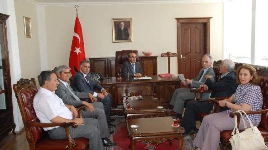 Chp Heyetinden, Vali Mahmut Demirtaş&rsquo;a Ziyaret