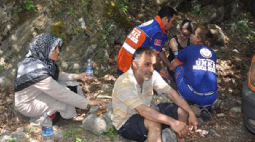 Kayıp aile 17 saat sonra bulundu