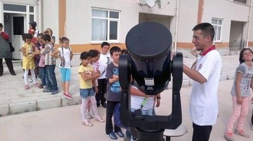 G&uuml;neşi Teleskopla Yakından G&ouml;zlemlediler