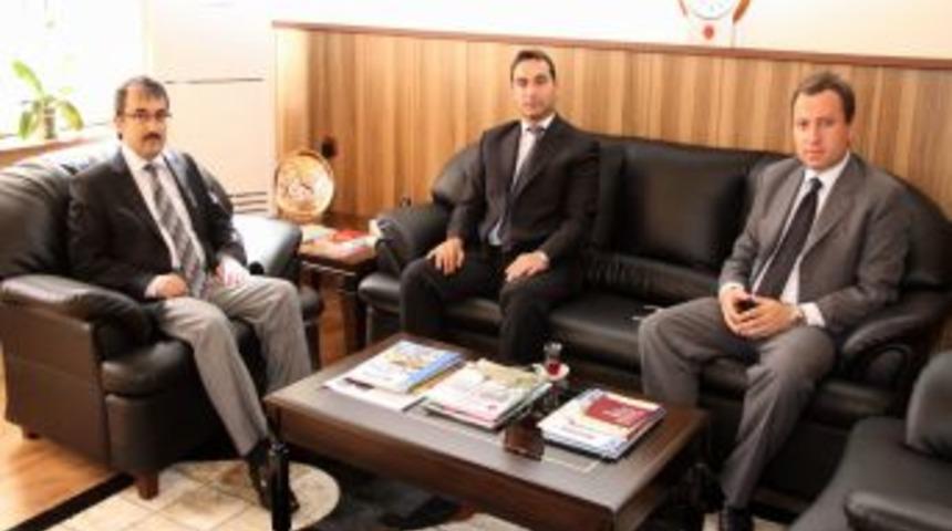 Kaymakamlardan Rekt&ouml;r U&ccedil;ar&rsquo;a Ziyaret