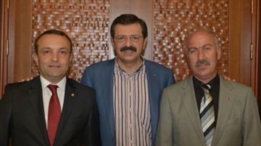 Alaplı TSO , TOBB başkanını Ziyaret ertti