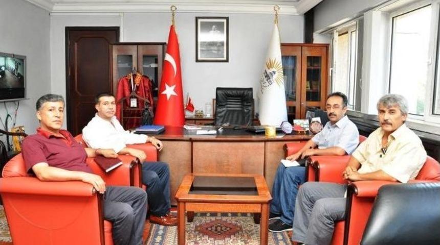 Sağlık Komisyonu &Uuml;yelerinden Belediye Başkanı Bucak'a Ziyaret