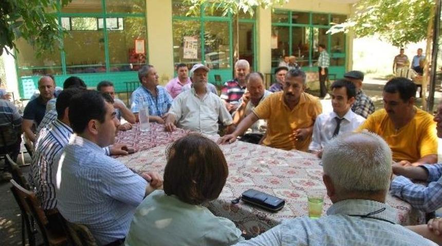 Ak Partili Vekiller Yangın&rsquo;dan Zarar G&ouml;ren K&ouml;yl&uuml;lerle Bir Araya Geldi