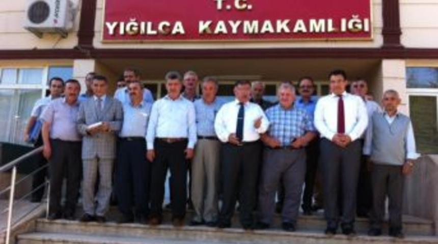 Vali Yılmaz Milletvekili Korkmaz İle Yığılca’da İncelemelerde Bulunudu