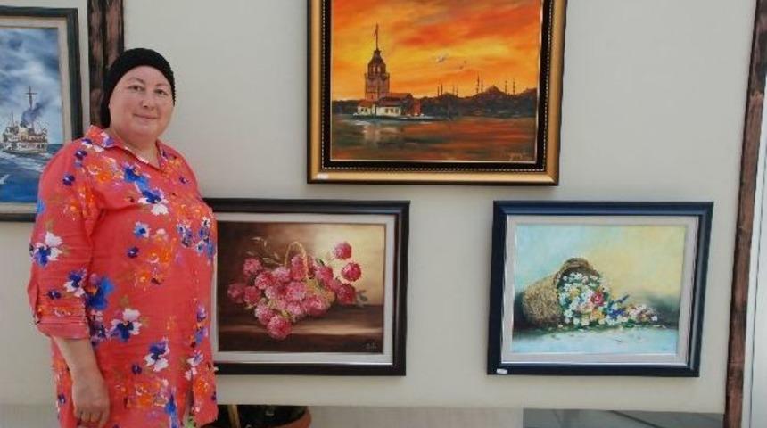 Fatsalı Ressamdan Karma Resim Sergisi