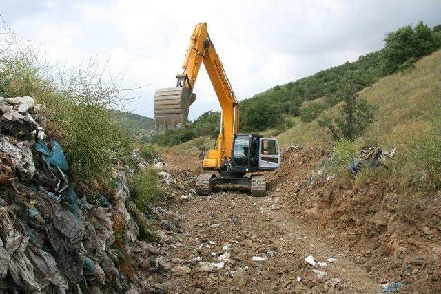 Çöp Döküm Sahasında Düzenleme Çalışmaları