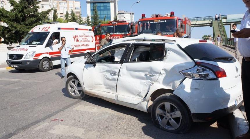 Maltepe&rsquo;de Trafik Kazası: 3 Yaralı