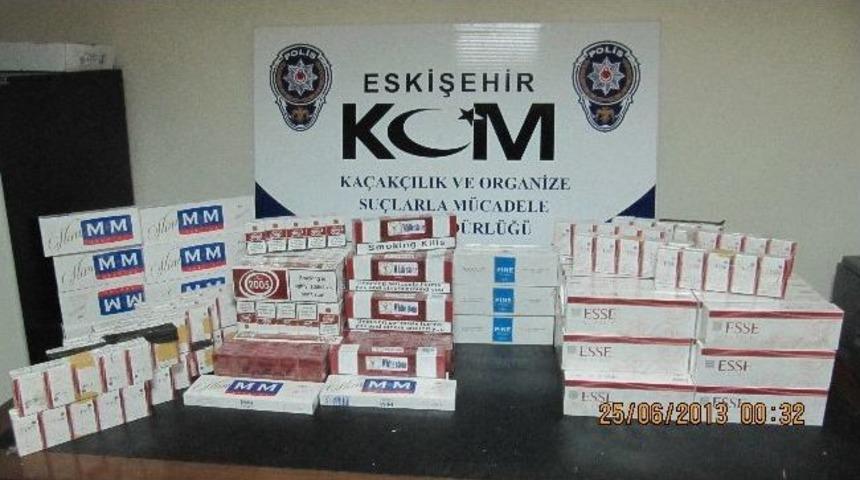 Eskişehir&rsquo;de Ka&ccedil;ak Sigara Operasyonu
