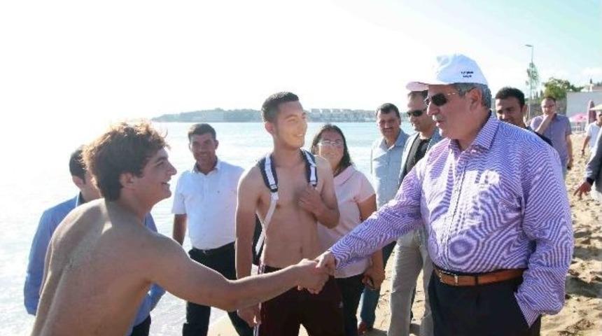 Başkan Karaosmanoğlu Darıca Sahilini İnceledi