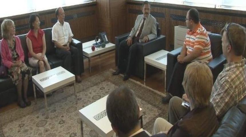 Abd Kuzey Karolina Heyeti Büyükşehir Belediye Başkanı Özhaseki’yi Ziyaret Etti