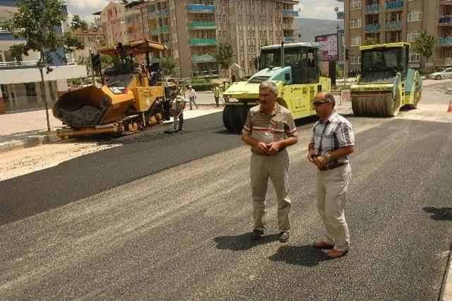 Tokat’ta Asfalt Çalışması