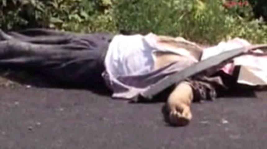 Yanan lastiği s&ouml;nd&uuml;rmek isterken can verdi