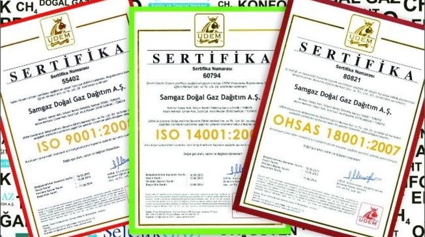 Samgaz, Kalite Belgelerini Yeniledi