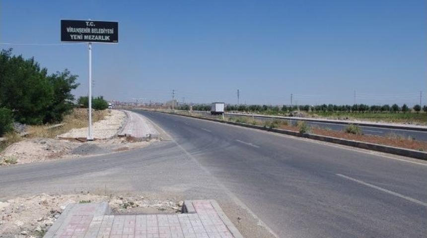 Viranşehir Mezarlığına Yeni Yol