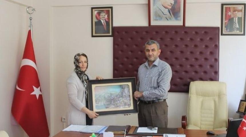 Kursiyerlerden Başkan &Ccedil;alık&rsquo;a Ziyaret