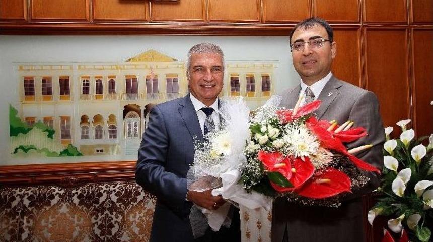 Başkan Durak&rsquo;tan Vali Toprak'a Ziyaret