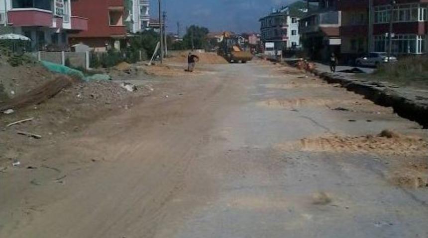 Doğalgaz Çalışmaları İlçeyi Toza Boğdu