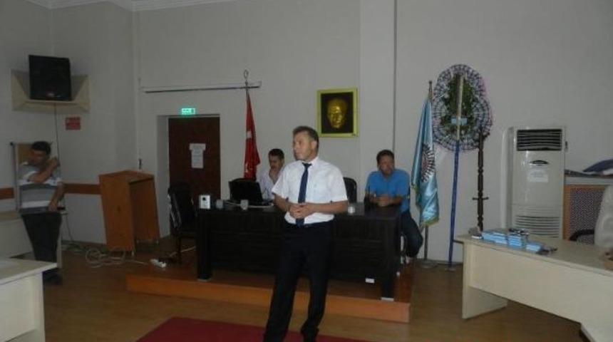 Belediye Personeli Ş&uuml;pheli Paket Ve Ter&ouml;r Konularında Bilgilendirildi