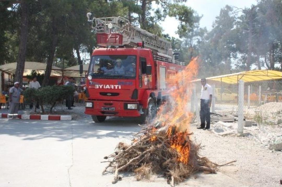 Devlet Hastanesi'nde Yangın Tatbikatı