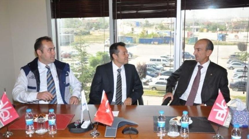 D&uuml;zce Tso Başkanı B&uuml;y&uuml;k&rsquo;ten Standard Profile Veda Ziyareti