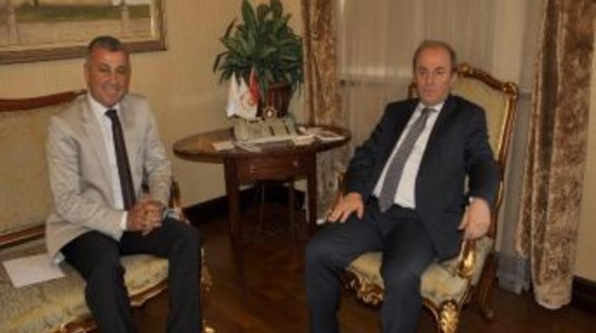 Başkan S&ouml;zen&rsquo;den Vali &Ouml;zt&uuml;rk&rsquo;e Ziyaret