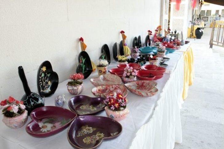 Evrenseki Kültürevi'nde Ebru Ve El Sanatları Sergisi Açıldı G1