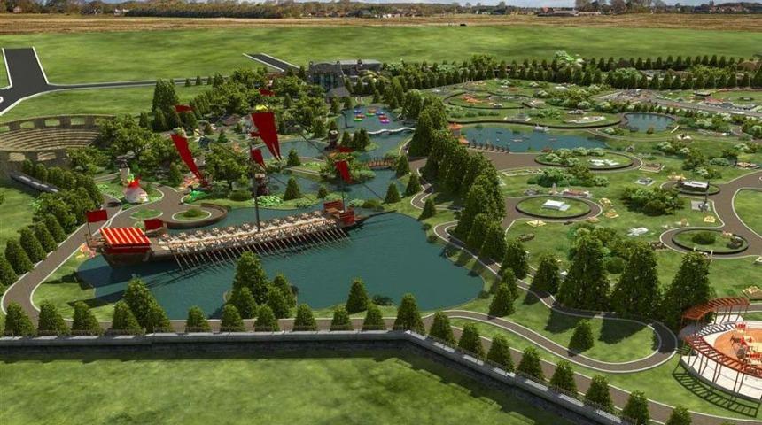 80 Binde Devr-i Alem Parkı Inşaatı Yolu Yarıladı